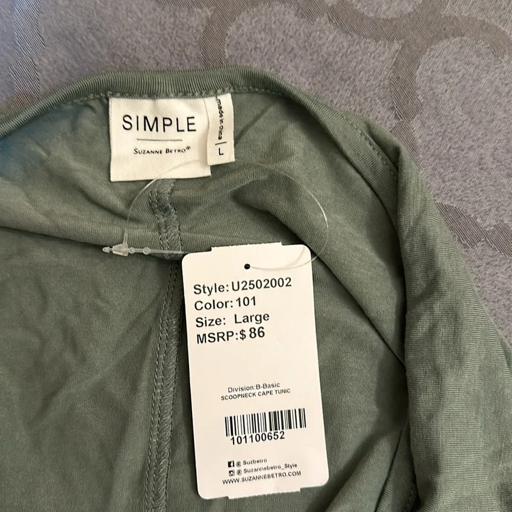 NWT SIMPLE BY SUZANNE BETRO BLOUSE - Picture 5 of 8
